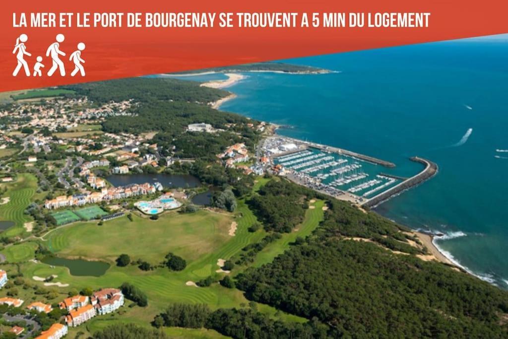 "Le Filet Du Lac" Appartement Atypique, 5 Personnes, Duplex, Vue Lac, Acces Parc Aquatique Gratuit Talmont-Saint-Hilaire Luaran gambar
