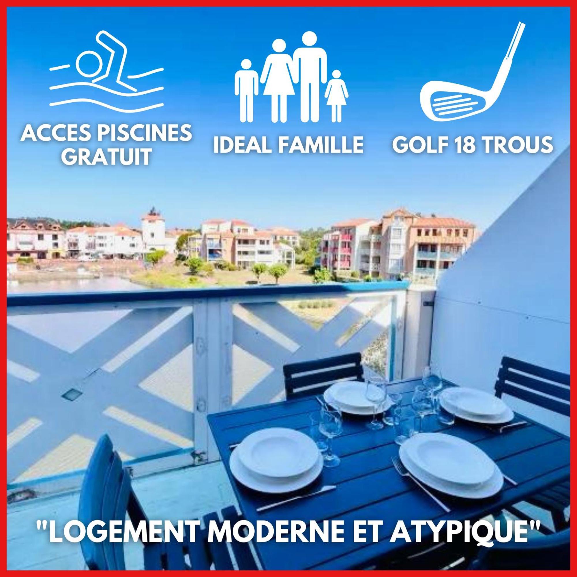 "Le Filet Du Lac" Appartement Atypique, 5 Personnes, Duplex, Vue Lac, Acces Parc Aquatique Gratuit Talmont-Saint-Hilaire Luaran gambar